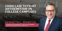Talks, July 30, 2024, 07/30/2024, Using Law to Fight Antisemitism on College Campuses (online)