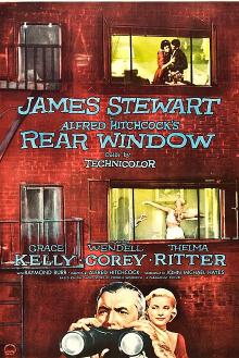 Films, August 15, 2024, 08/15/2024, Rear Window (1954) Directed by Alfred Hitchcock, Starring James Stewart and Grace Kelly