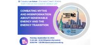 Discussions, September 23, 2024, 09/23/2024, Combating Myths and Misinformation about Renewable Energy