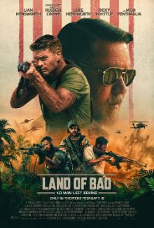 Films, November 05, 2024, 11/05/2024, Land of Bad (2024) with&nbsp;Russell Crowe and&nbsp;Liam Hemsworth