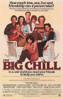 Films, November 19, 2024, 11/19/2024, The Big Chill (1983) with Glenn Close and Jeff Goldblum