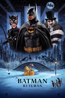 Films, December 10, 2024, 12/10/2024, Batman Returns (1992) Directed by Tim Burton, Starring&nbsp;Michael Keaton, Danny DeVito, Michelle Pfeiffer, and Christopher Walken