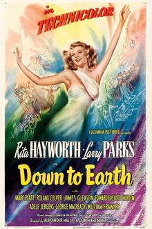 Films, December 26, 2024, 12/26/2024, Down to Earth (1947) with&nbsp;Rita Hayworth