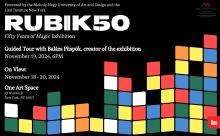 Gallery Talks, November 19, 2024, 11/19/2024, Rubik 50: Fifty Years of Magic: Exhibition Tour