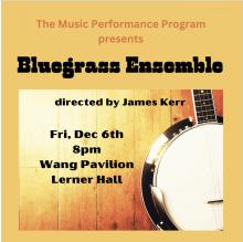 Concerts, December 06, 2024, 12/06/2024, Bluegrass Ensemble Concert