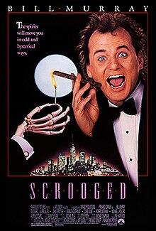 Films, December 26, 2024, 12/26/2024, Scrooged (1988) with Bill Murray