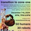 Performances, December 07, 2024, 12/07/2024, Transition to Zone One: An Immersive Theater Experience