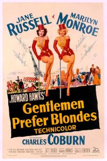 Films, January 23, 2025, 01/23/2025, Gentlemen Prefer Blondes (1953) with Marilyn Monroe