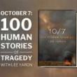 Book Discussions, January 08, 2025, 01/08/2025, 10/7: 100 Human Stories of Tragedy (online)