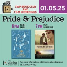 Films, January 05, 2025, 01/05/2025, Pride and Prejudice: Book Club & Film Screening