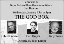 Staged Readings, January 15, 2025, 01/15/2025, The God Box: Historic Discovery or Brilliant Fraud?