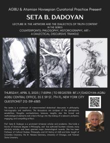 Lectures, April 03, 2025, 04/03/2025, Artwork and the Dialectics of Truth Content