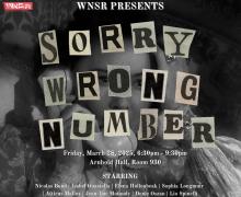 Staged Readings, March 28, 2025, 03/28/2025, Sorry Wrong Number: A Radio Play